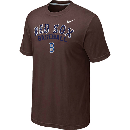 Nike MLB Boston Red Sox 2014 Home Practice T-Shirt - Brown