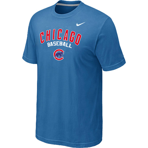 Nike MLB Chicago Cubs 2014 Home Practice T-Shirt - light Blue