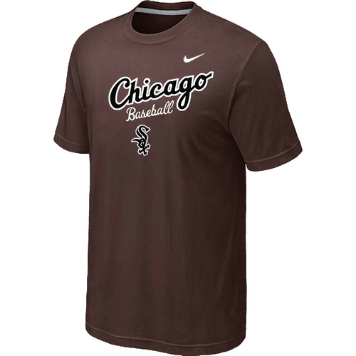 Nike MLB Chicago White Sox 2014 Home Practice T-Shirt - Brown