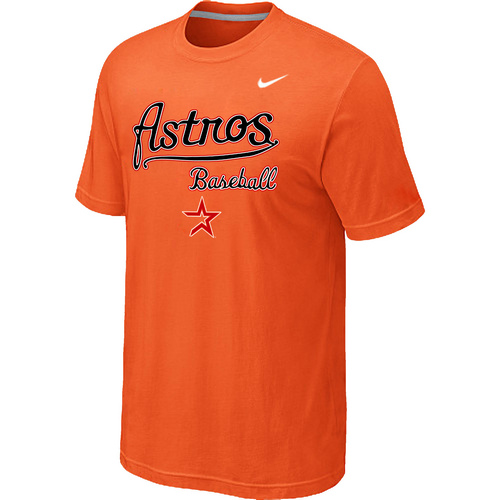 Nike MLB Houston Astros 2014 Home Practice T-Shirt - Orange