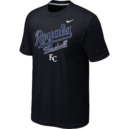 Nike MLB Kansas City 2014 Home Practice T-Shirt - Black