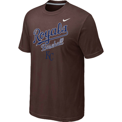 Nike MLB Kansas City 2014 Home Practice T-Shirt - Brown