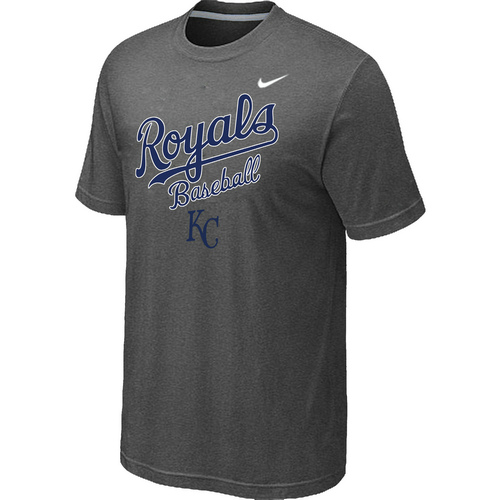 Nike MLB Kansas City 2014 Home Practice T-Shirt - Dark Grey