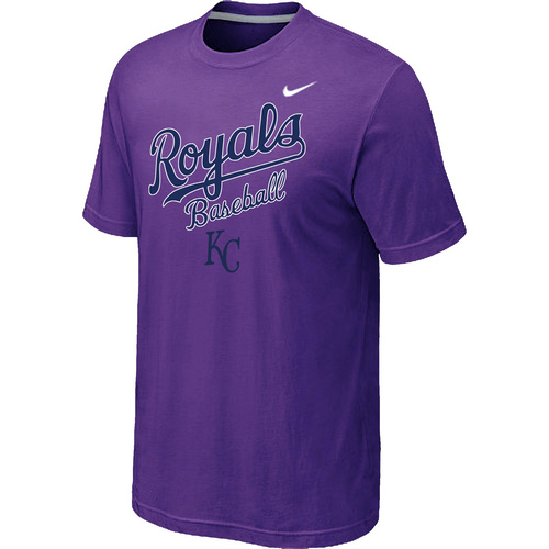 Nike MLB Kansas City 2014 Home Practice T-Shirt - Purple