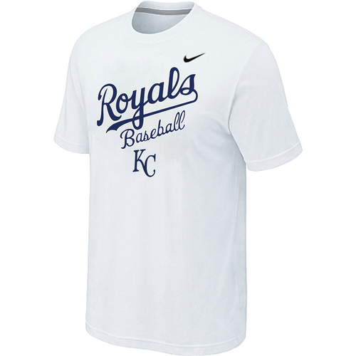 Nike MLB Kansas City 2014 Home Practice T-Shirt - White