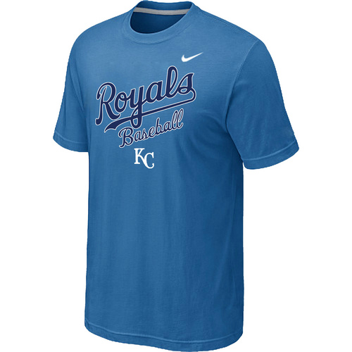 Nike MLB Kansas City 2014 Home Practice T-Shirt - light Blue