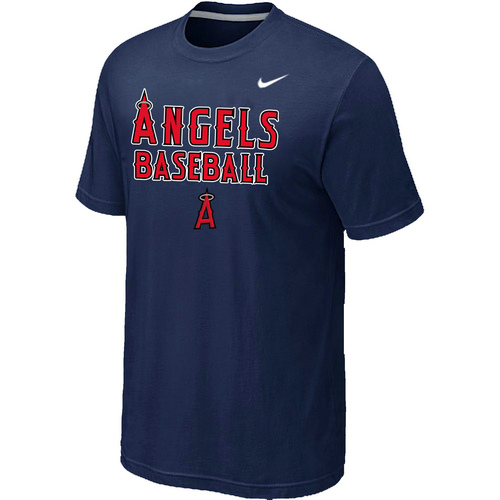 Nike MLB Los Angeles Angels 2014 Home Practice T-Shirt - Dark blue