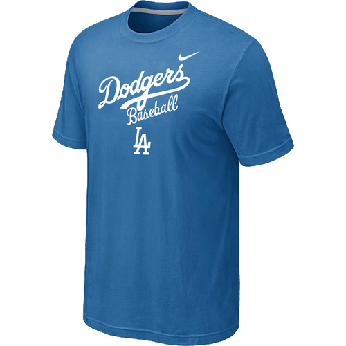 Nike MLB Los Angeles Dodgers 2014 Home Practice T-Shirt - light Blue
