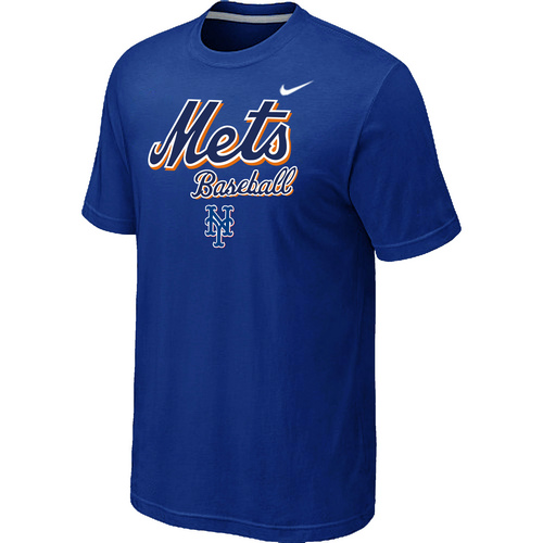 Nike MLB New York Mets 2014 Home Practice T-Shirt - Blue