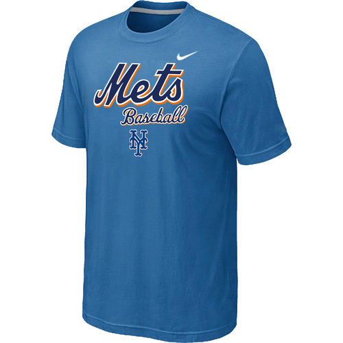 Nike MLB New York Mets 2014 Home Practice T-Shirt - light Blue