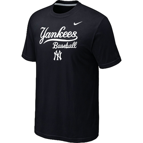 Nike MLB New York Yankees 2014 Home Practice T-Shirt - Black