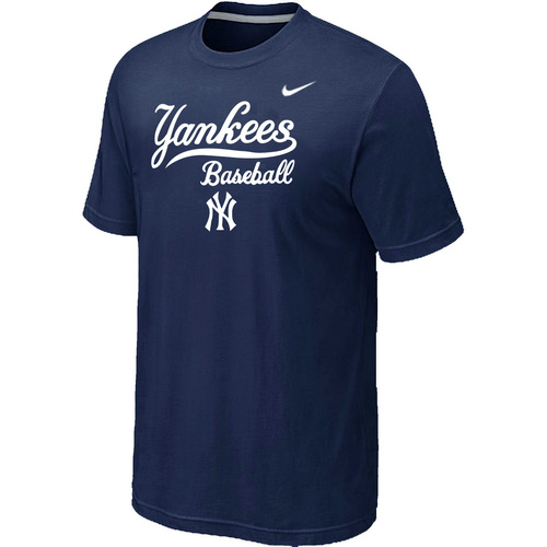 Nike MLB New York Yankees 2014 Home Practice T-Shirt - Dark blue