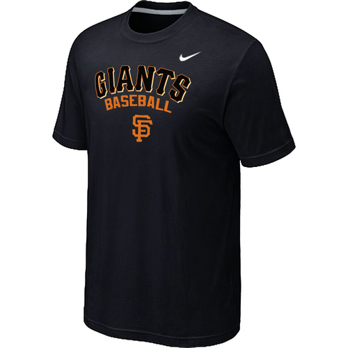 Nike MLB San Francisco Giants 2014 Home Practice T-Shirt - Black