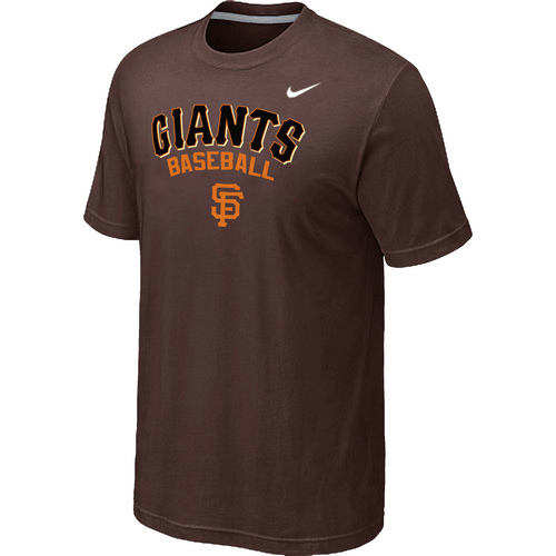 Nike MLB San Francisco Giants 2014 Home Practice T-Shirt - Brown