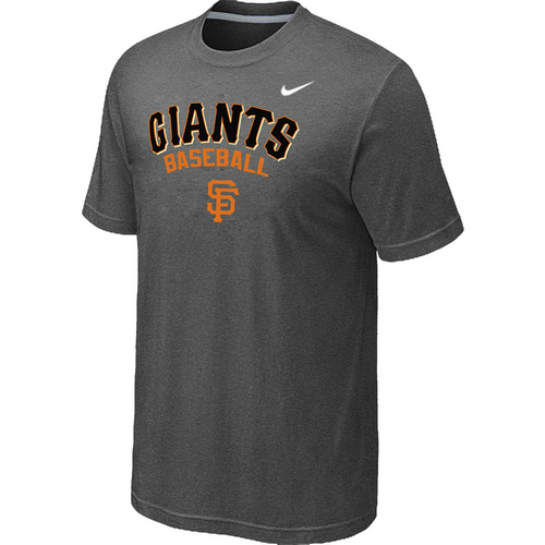 Nike MLB San Francisco Giants 2014 Home Practice T-Shirt - Dark Grey