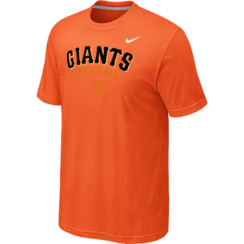 Nike MLB San Francisco Giants 2014 Home Practice T-Shirt - Orange
