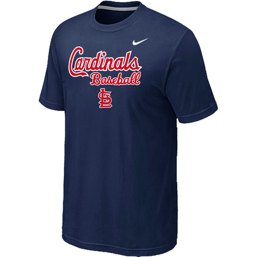Nike MLB St.Louis Cardinals 2014 Home Practice T-Shirt - Dark blue