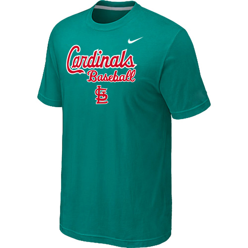 Nike MLB St.Louis Cardinals 2014 Home Practice T-Shirt - Green