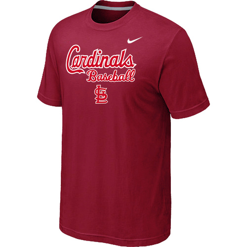 Nike MLB St.Louis Cardinals 2014 Home Practice T-Shirt - Red