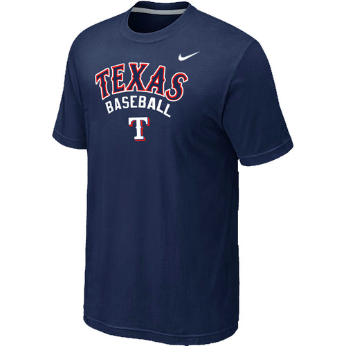 Nike MLB Texans Rangers 2014 Home Practice T-Shirt - Dark blue