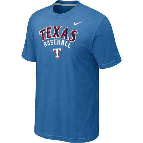 Nike MLB Texans Rangers 2014 Home Practice T-Shirt - light Blue
