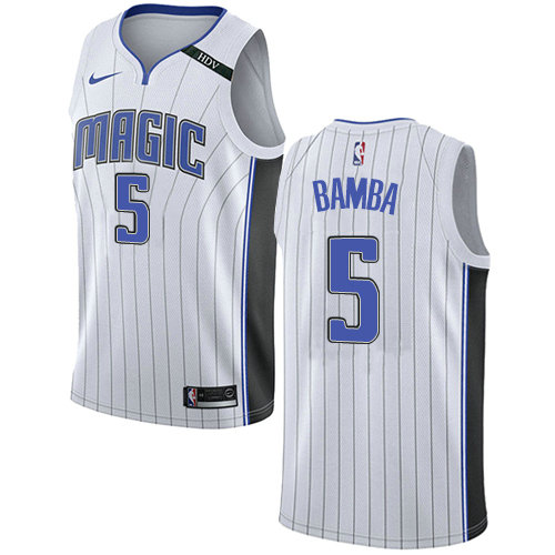 Nike Magic #5 Mohamed Bamba White NBA Swingman Association Edition Jersey