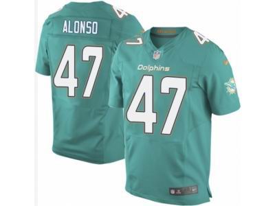 Nike Miami Dolphins #47 Kiko Alonso Elite Aqua Green Jersey