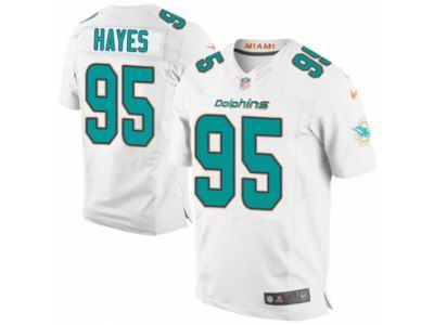 Nike Miami Dolphins #95 William Hayes Elite White NFL Jersey