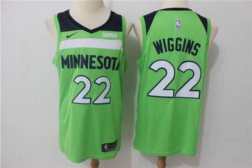 Nike Minnesota Timberwolves #22 Andrew Wiggins Green NBA Swingman Jersey