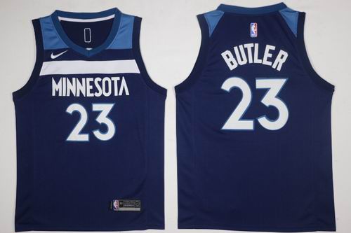 Nike Minnesota Timberwolves #23 Jimmy Butler Blue  Jersey