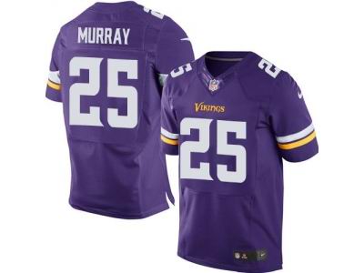 Nike Minnesota Vikings #25 Latavius Murray Purple Elite Jersey