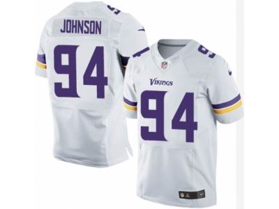 Nike Minnesota Vikings #94 Jaleel Johnson Elite White NFL Jersey