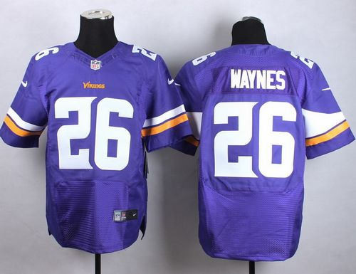 Nike Minnesota Vikings 26 Trae Waynes Purple Team Color NFL Elite jersey