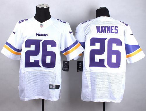 Nike Minnesota Vikings 26 Trae Waynes White NFL Elite Jersey