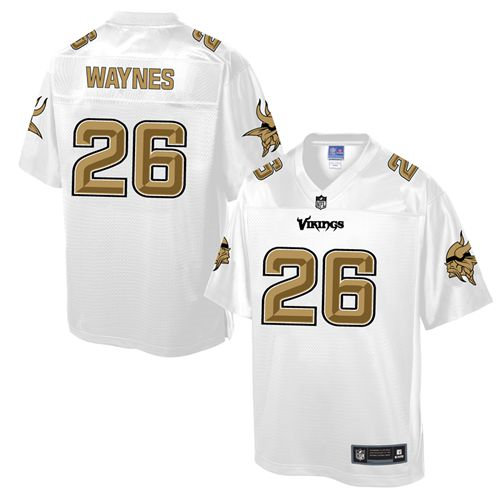 Nike Minnesota Vikings 26 Trae Waynes White NFL Pro Line Fashion Game Jersey