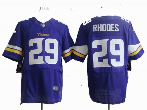 Nike Minnesota Vikings 29# Xavier Rhodes purple Team Color elite Jersey