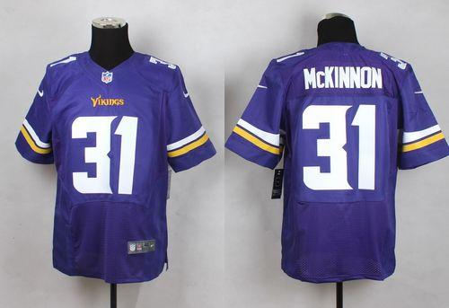 Nike Minnesota Vikings 31 Jerick McKinnon Purple Team Color NFL Elite jersey