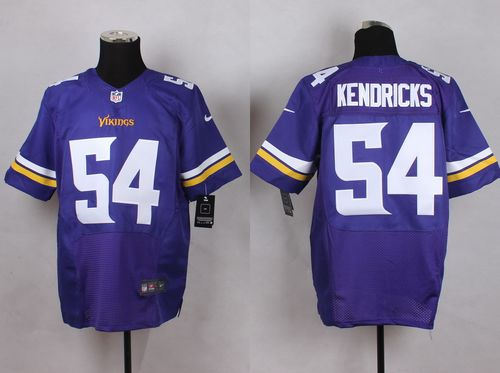 Nike Minnesota Vikings 54 Eric Kendricks Purple Team Color NFL Elite Jersey