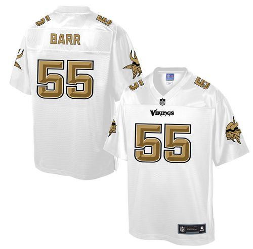 Nike Minnesota Vikings 55 Anthony Barr White NFL Pro Line Fashion Game Jersey