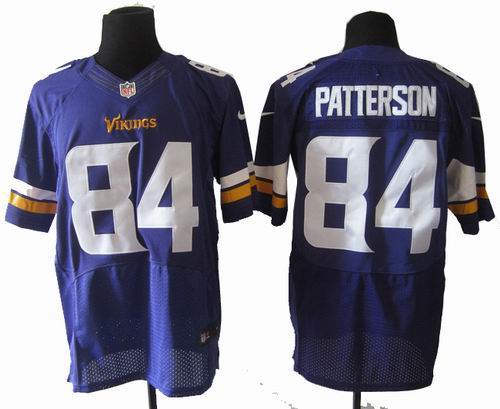 Nike Minnesota Vikings 84# Cordarrelle Patterson purple Team Color elite Jersey
