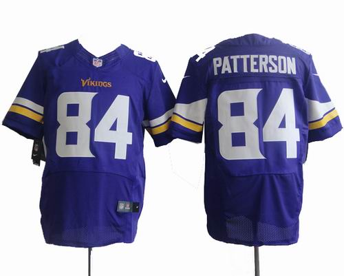 Nike Minnesota Vikings 84# Cordarrelle Patterson purple elite Jersey