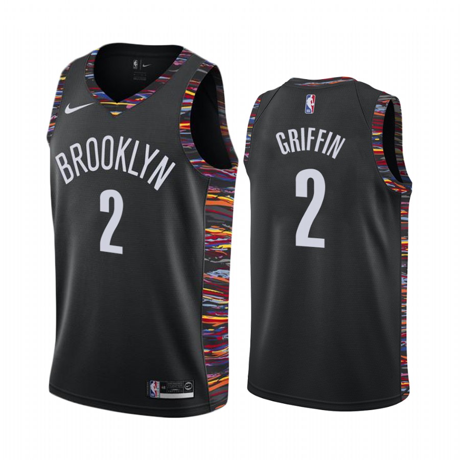 Nike Nets #2 Blake Griffin Black NBA Swingman City Edition 2018-19 Jersey