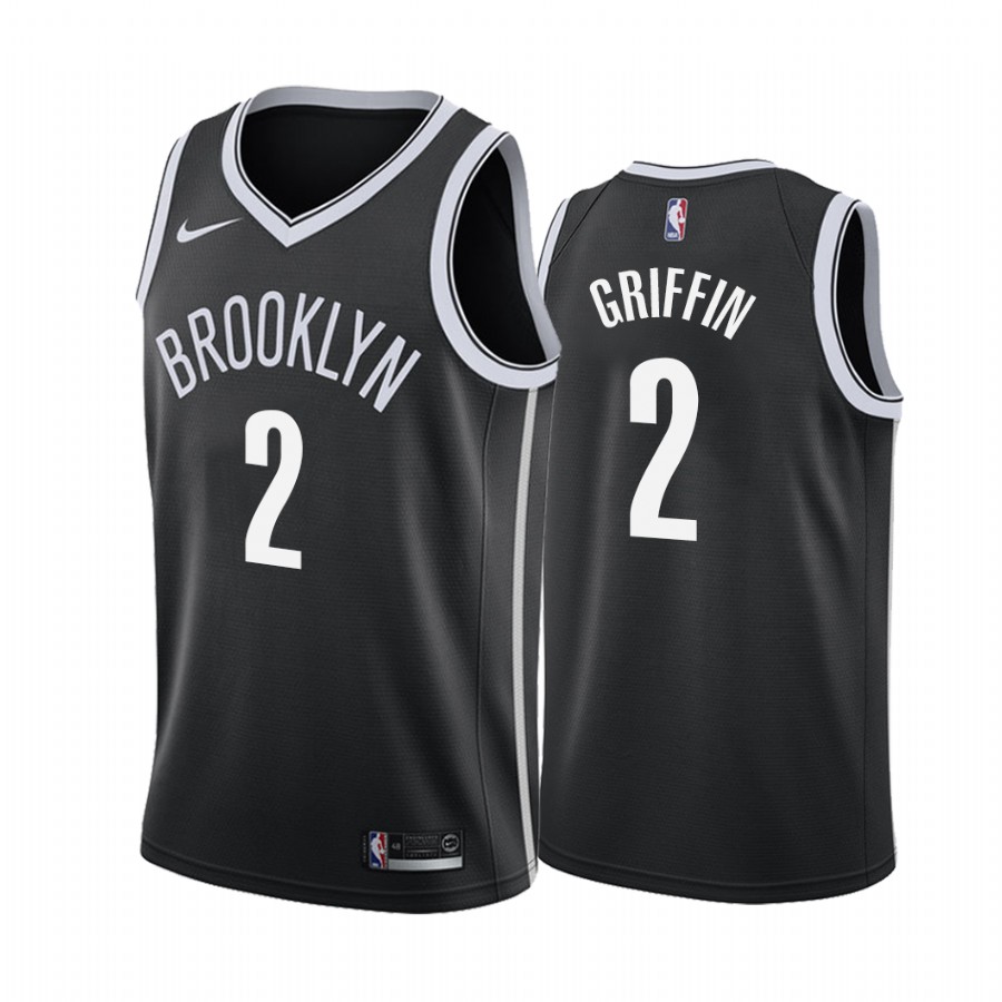 Nike Nets #2 Blake Griffin Black NBA Swingman Icon Edition Jersey