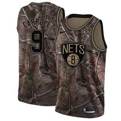 Nike Nets #9 DeMarre Carroll Camo NBA Swingman Realtree Collection Jersey