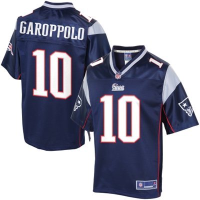 Nike New England Patriots #10 Jimmy Garoppolo Blue Elite Jerseys