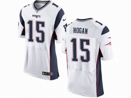 Nike New England Patriots #15 Chris Hogan White Elite Jersey