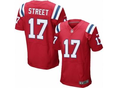 Nike New England Patriots #17 Devin Street Elite Red Jersey