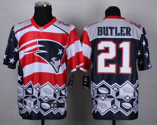 Nike New England Patriots #21 Malcolm Butler Noble Fashion elite jerseys