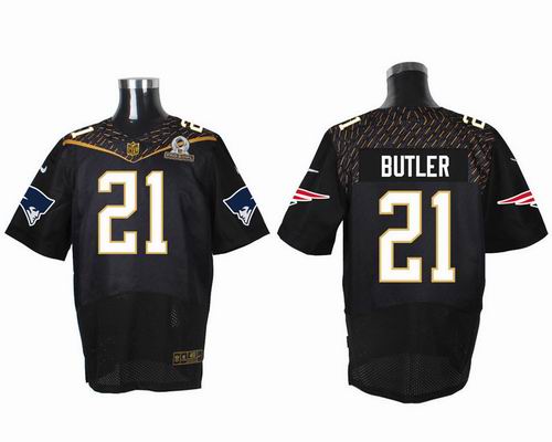 Nike New England Patriots #21 Malcolm Butler black 2016 Pro Bowl Elite Jersey