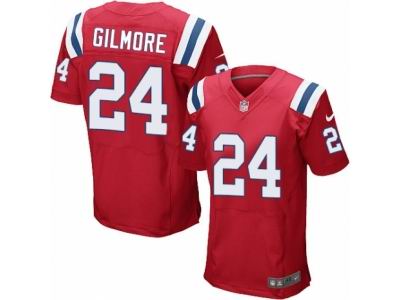 Nike New England Patriots #24 Stephon Gilmore Elite Red Jersey